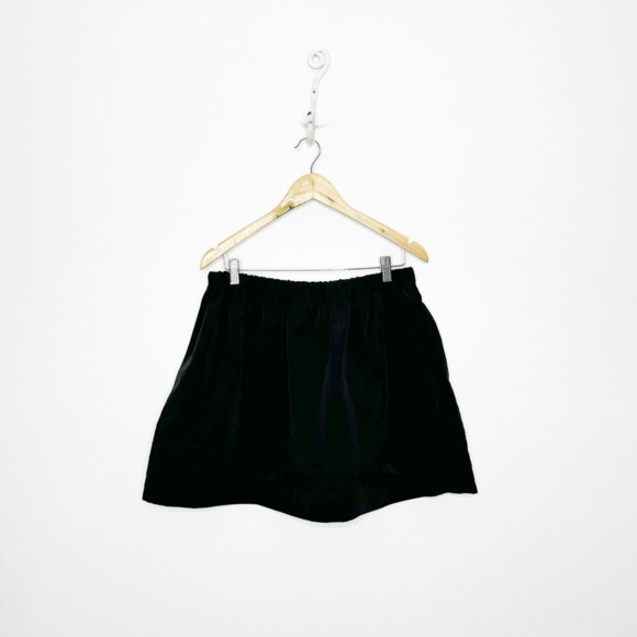ALEXIS A line Mini SKIRT black pleated classic designer womens size medium M - Picture 1 of 5